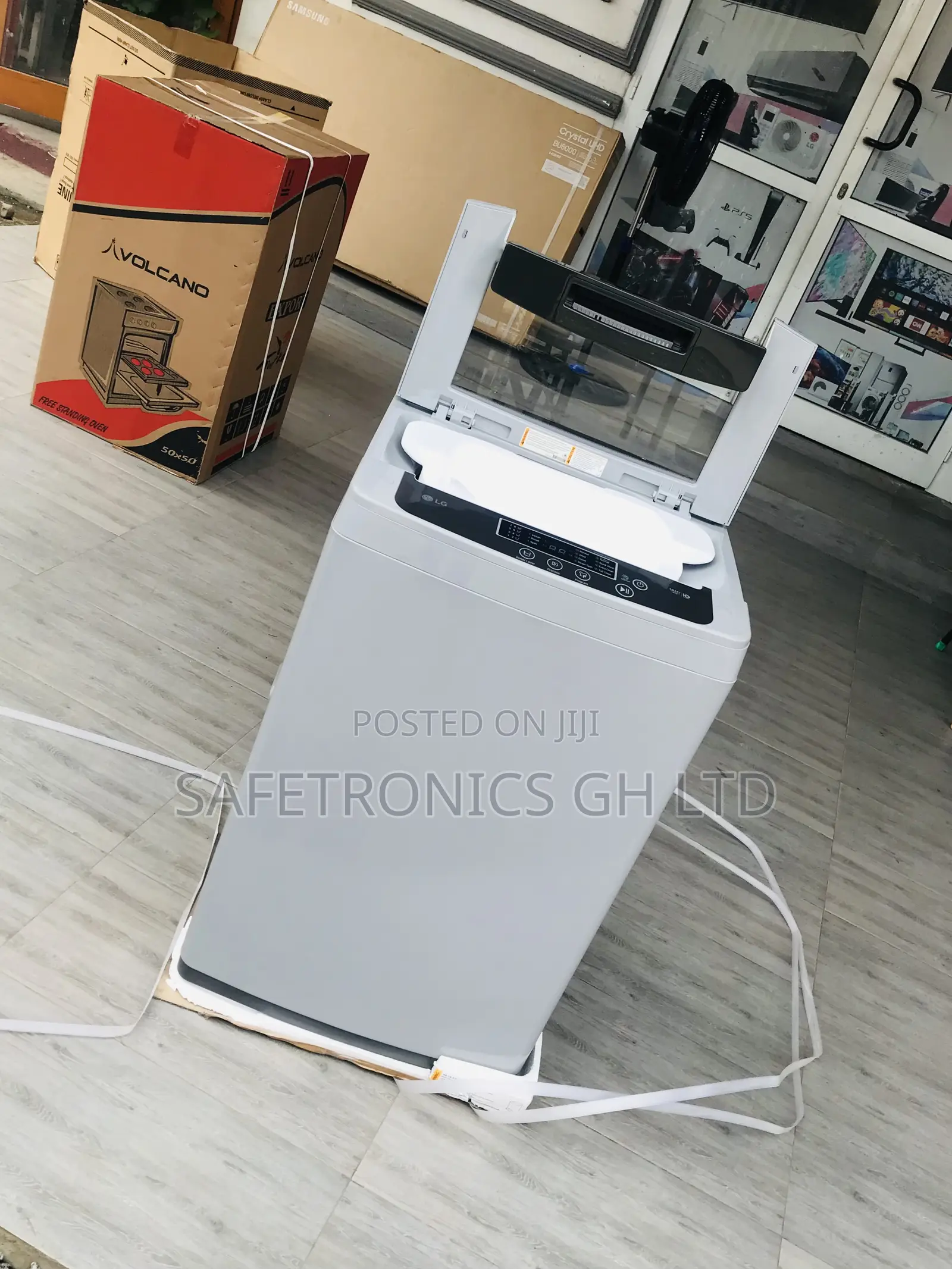 Durable Topload LG Fullyautomatic 9kg Gray Washingmachine