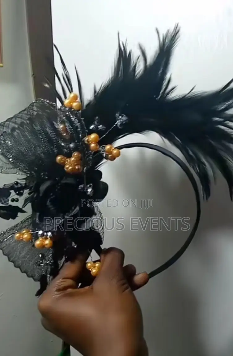 Black Fascinators.