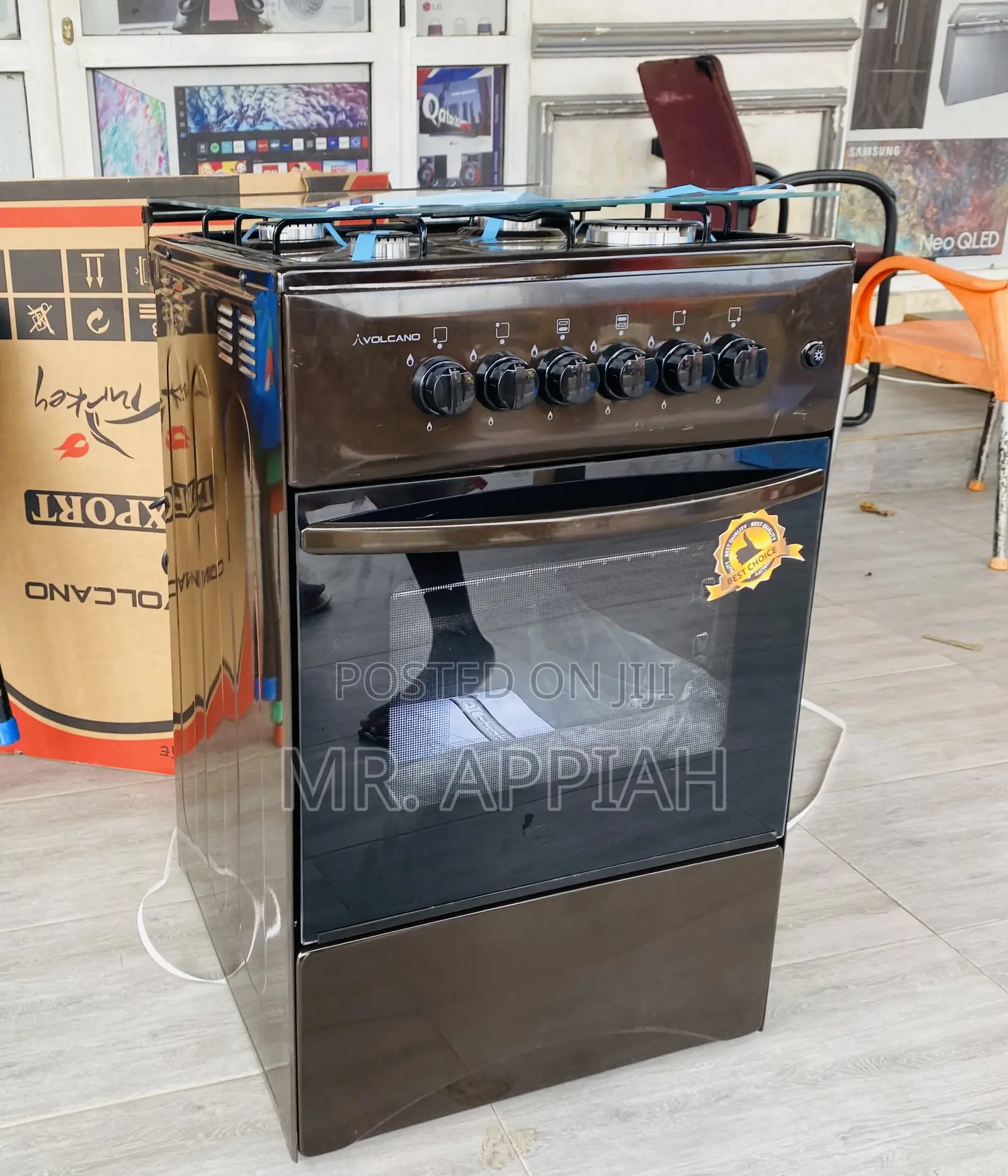Shop Classic Volcano Oven and Grill 4 Burner(Brown).