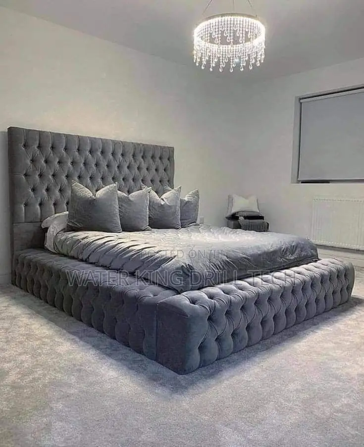 King Size Bed Frames With Side Drawers and Mattress