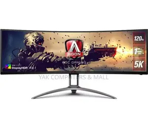 49 Inch Resolution 165hz Aoc Gaming and Graphics Monitor
