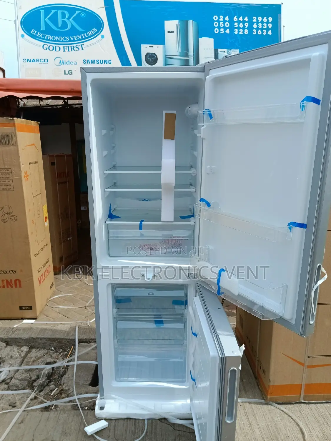 Unitek 156ltr Double Door Refrigerators 4stars
