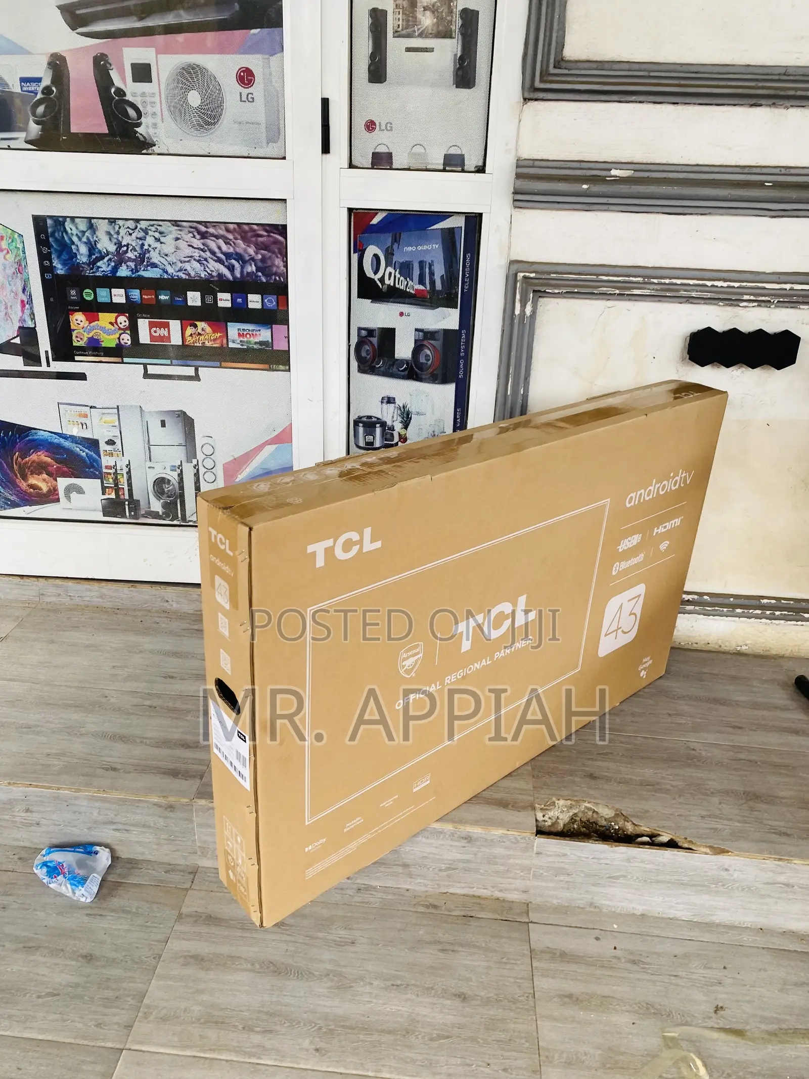 Authentic TCL 43s5400 43inch Full HD Electric Led Tv(Black)