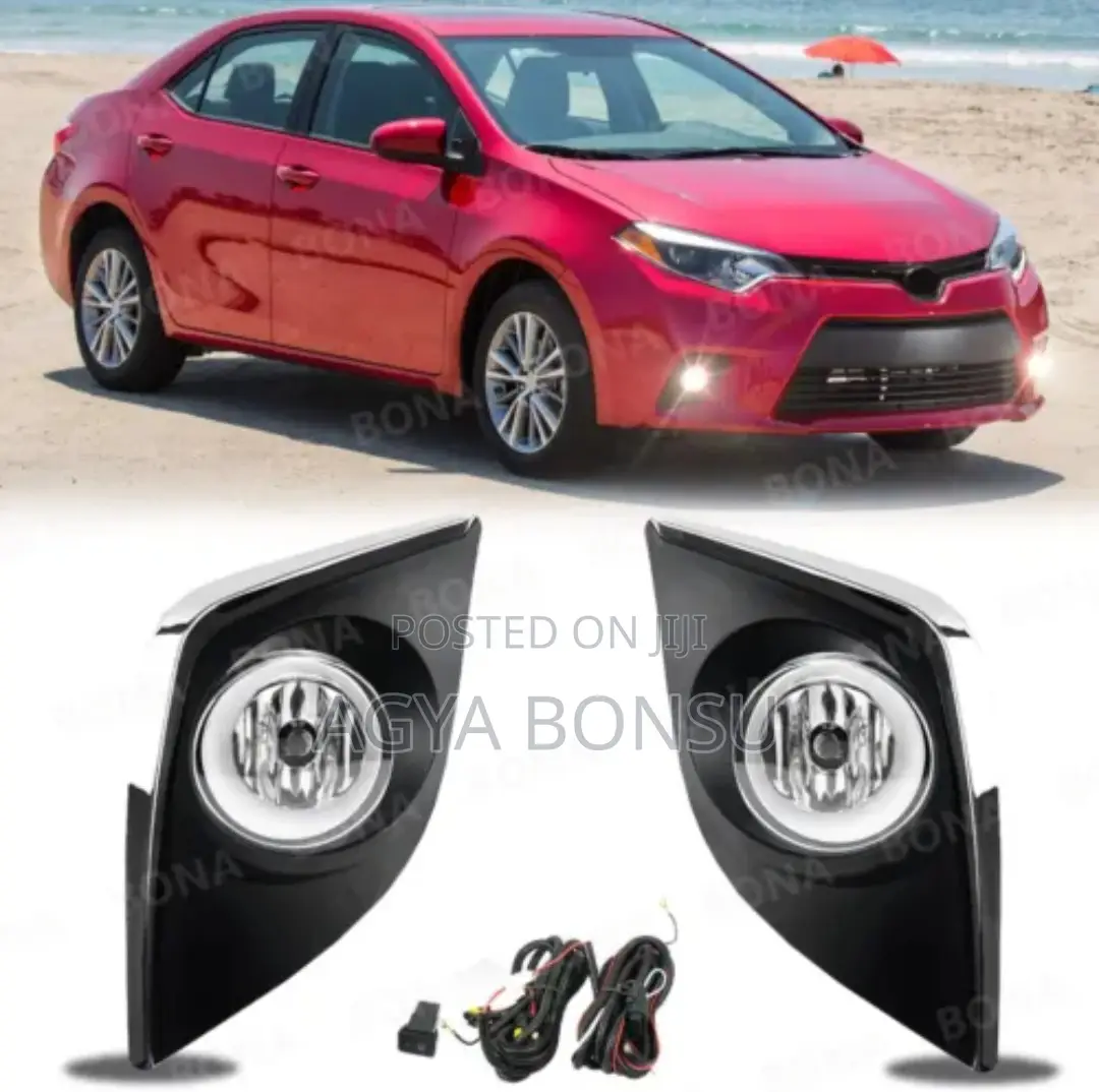 2014 2015 2016 Toyota Corolla Fog Lights Pair and Cover