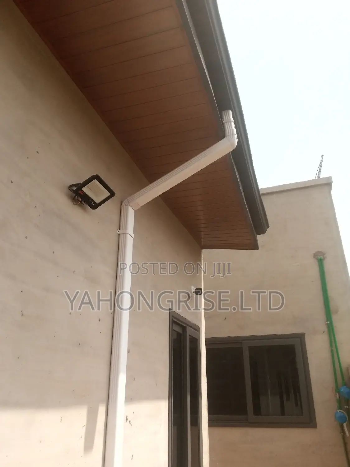 PVC Rain Gutter and Downspout