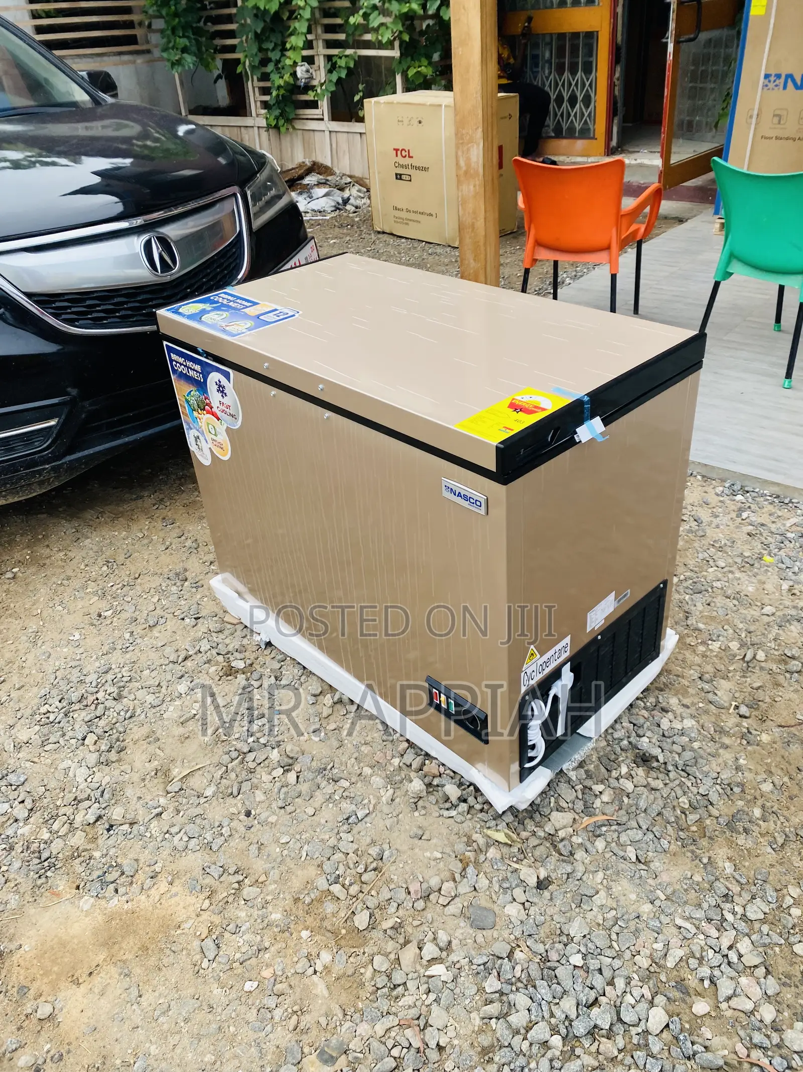 High Quality Nasco Nas400fl 288l 2 Door Chest Freezer