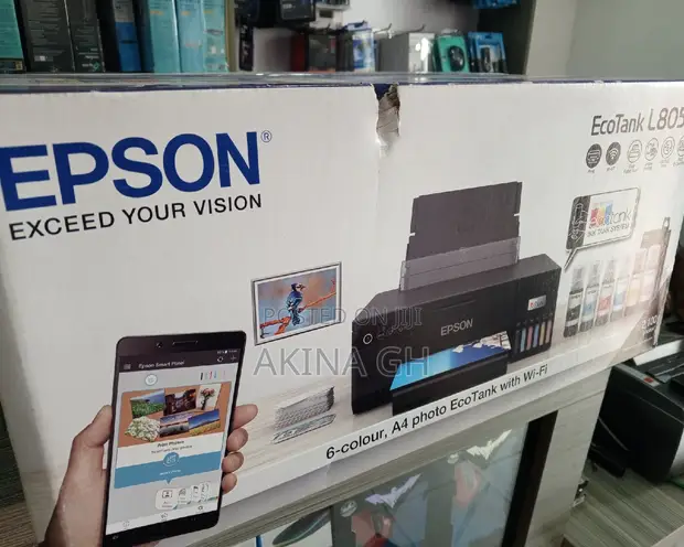 Epson Eco Tank L8050 A4 Photo Printer With Wi-fi 6 Color 2