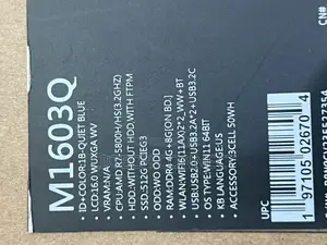 New Laptop Asus VivoBook Max X541UA 12GB AMD Ryzen SSD 512GB