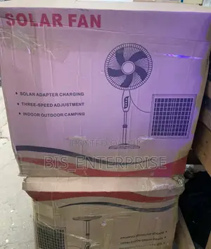 Solar and Rechargeable Fan