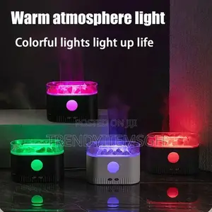 Crystal Salt Stone Flame Aromatic Diffuser