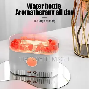 Crystal Salt Stone Flame Aromatic Diffuser