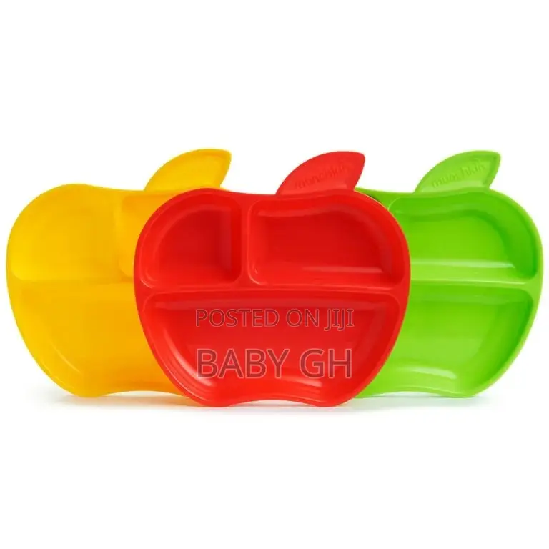 Munchkin Lil Apple Plates 3 Pack