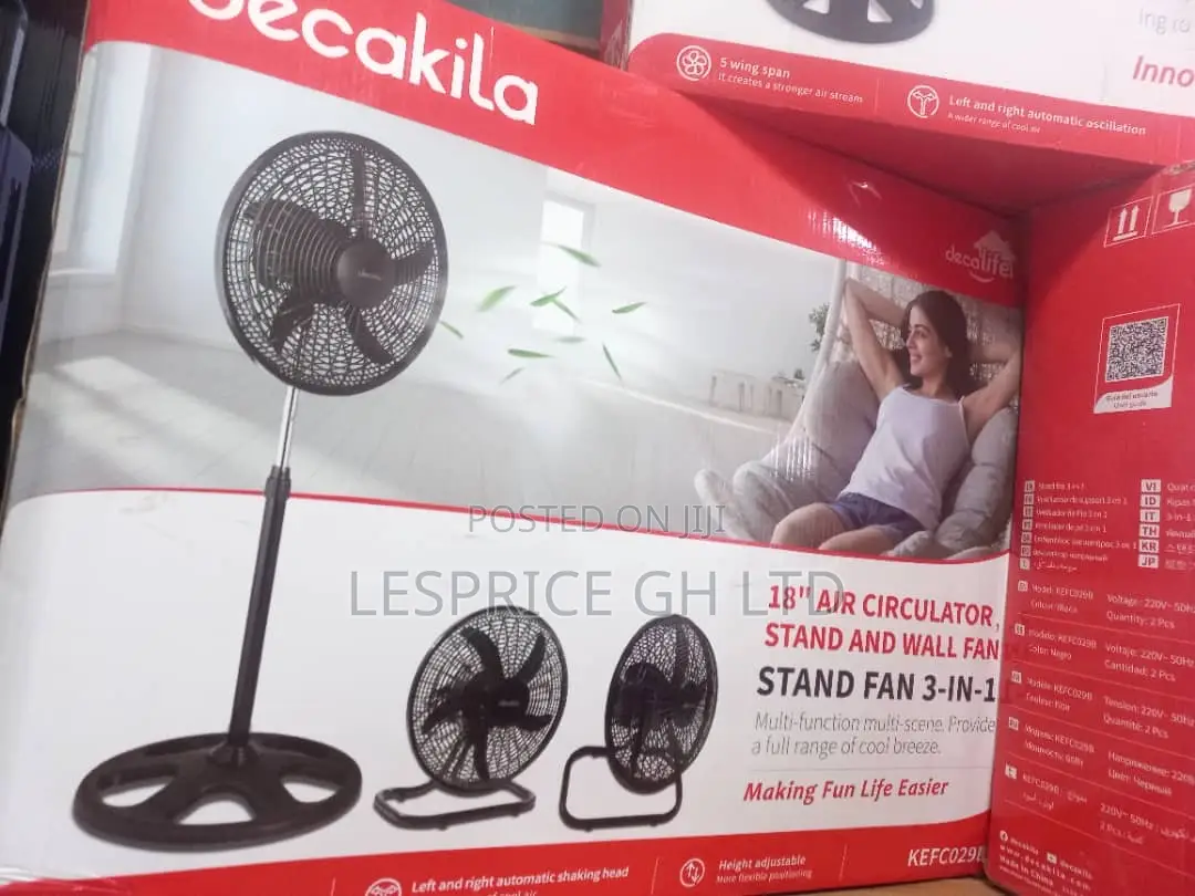 Decakila 18” Standing Fan
