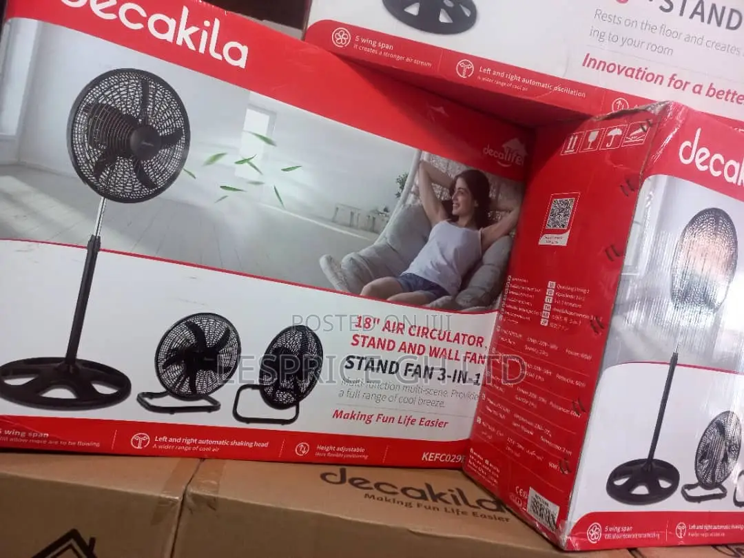 Choose the Best~Decakila 18” Standing Fan
