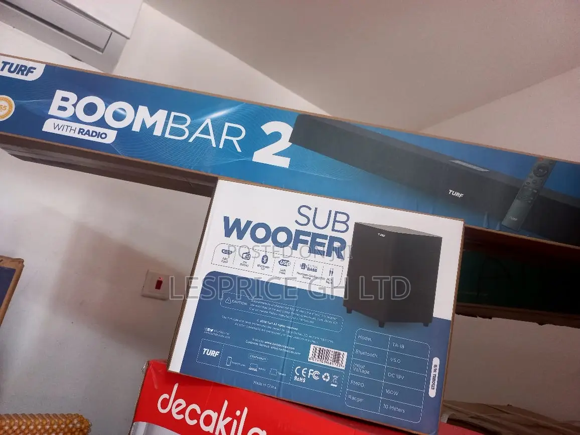 Super Quality//Turf Boom Bar 2 With Sub Woofer