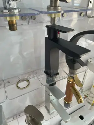 All Black Hot and Cold Wash Hand Basin Tap