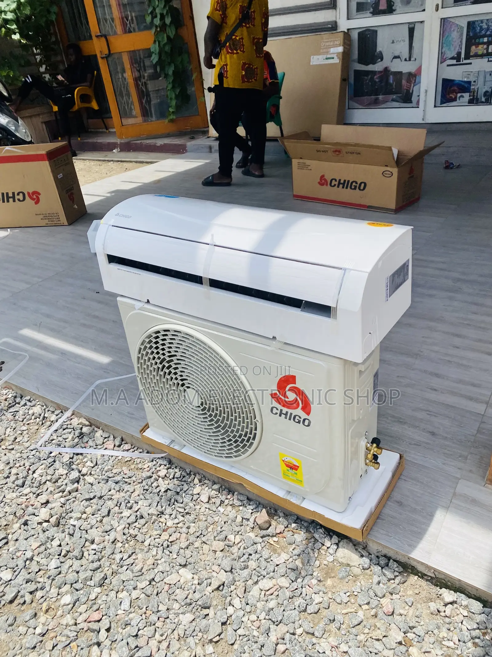 Split Type Chigo 1.5hp Air Conditioner(White)R410.
