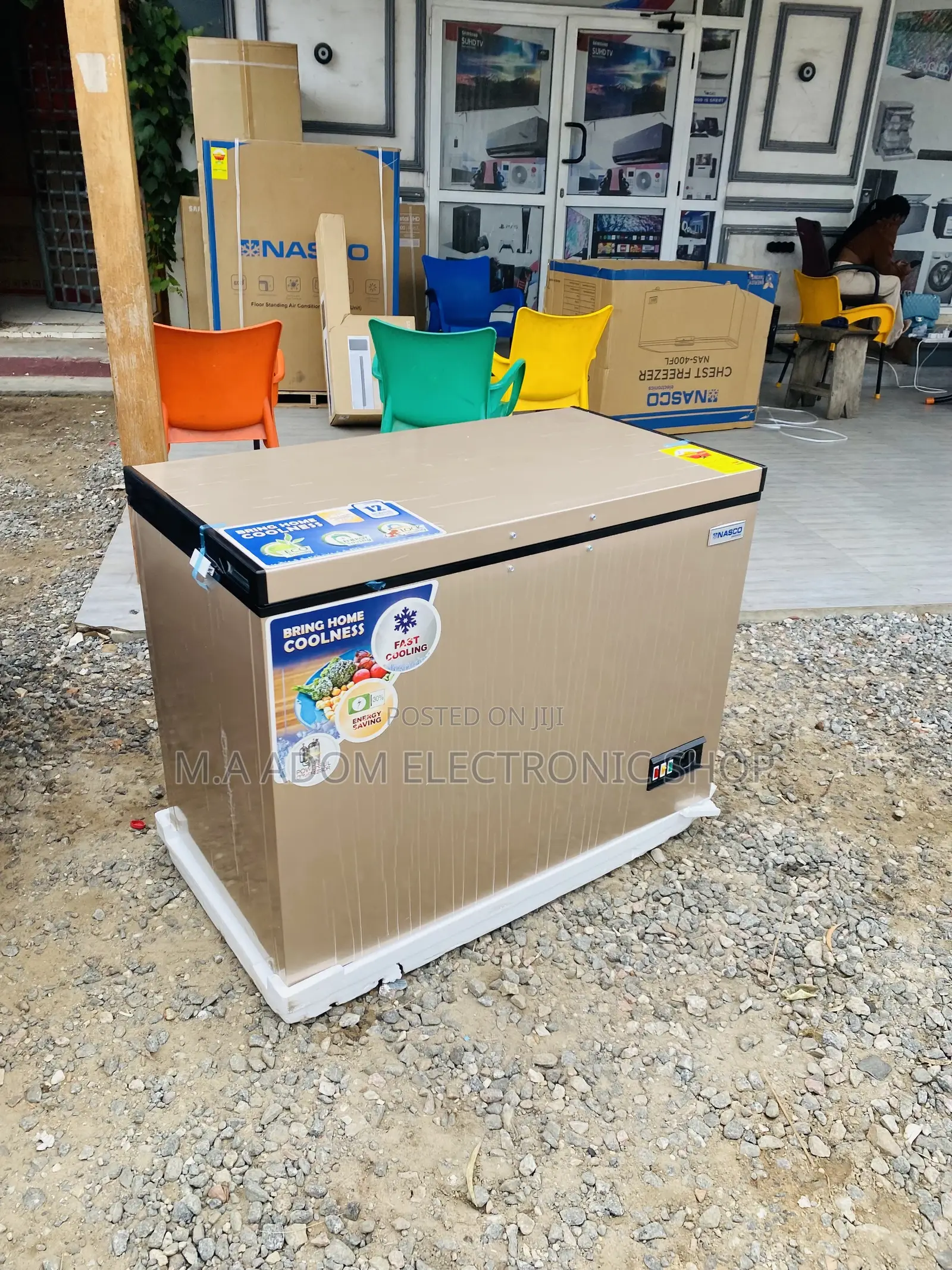 Affordable Nasco Nas400fl Single Door Chest Freezer(288ltr)