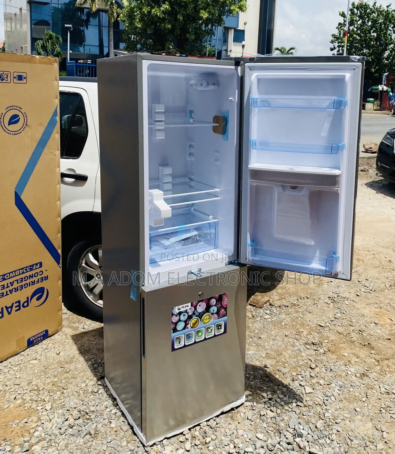 Lovely Design Pearl Double Door Electric Fridge(PF-390).