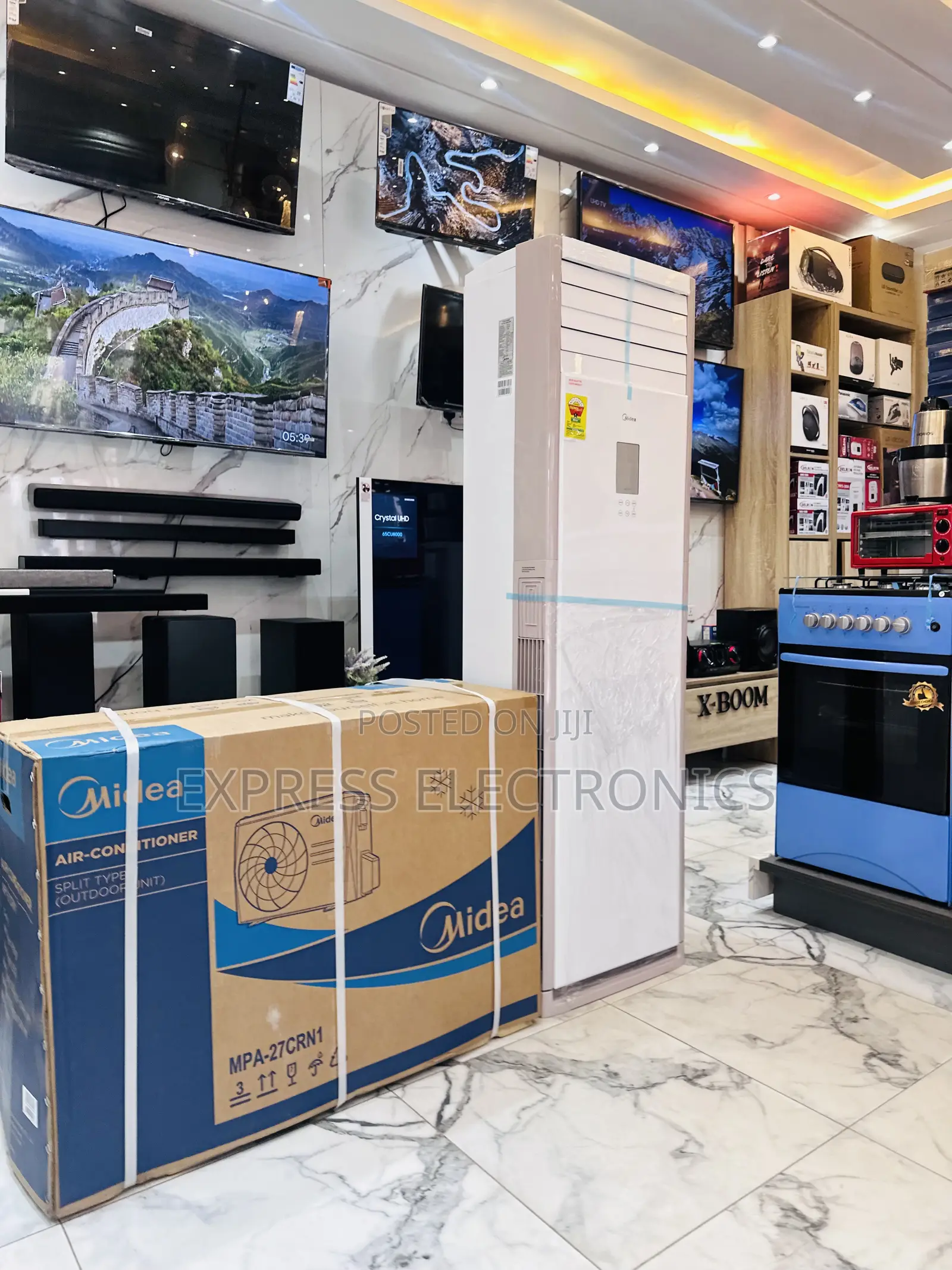 3hp Split R410 Gas White Midea Floor 