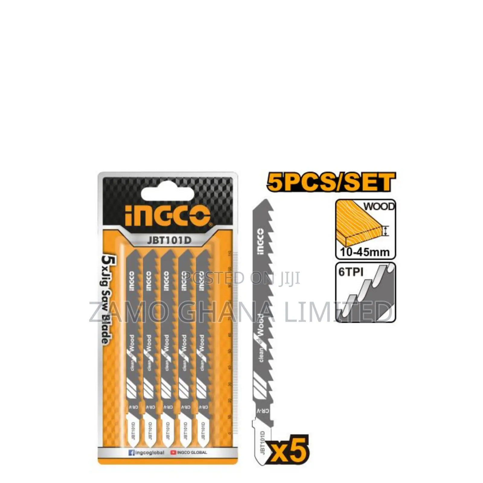 Jig Saw Blade for Wood - Jbt101d