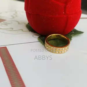 Non Tarnish Zircon Stone Promise/Engagement Ring