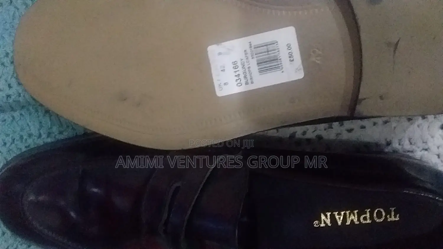 Topman Shoe Direct From Uk Size 8, Euro 42, Us 9.