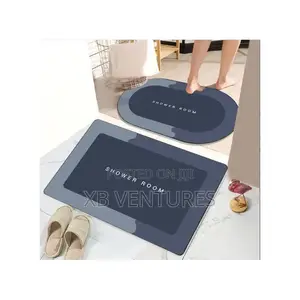 2-in-1 Bathroom Floor Mat Diatomite Absorbent Mat