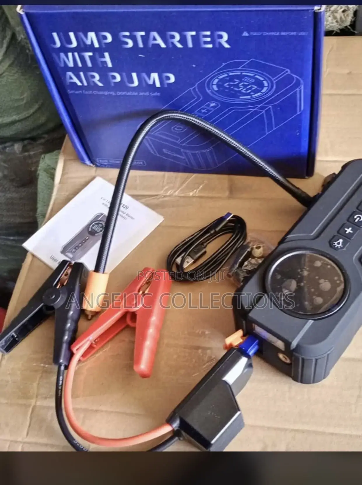 Car Jump Starter With Air Pump