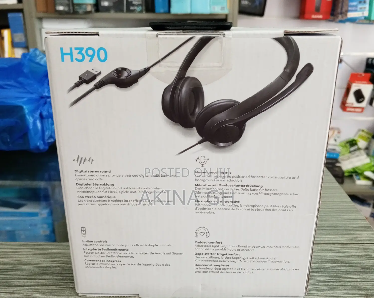 Logitech Usb Computer Headset H390