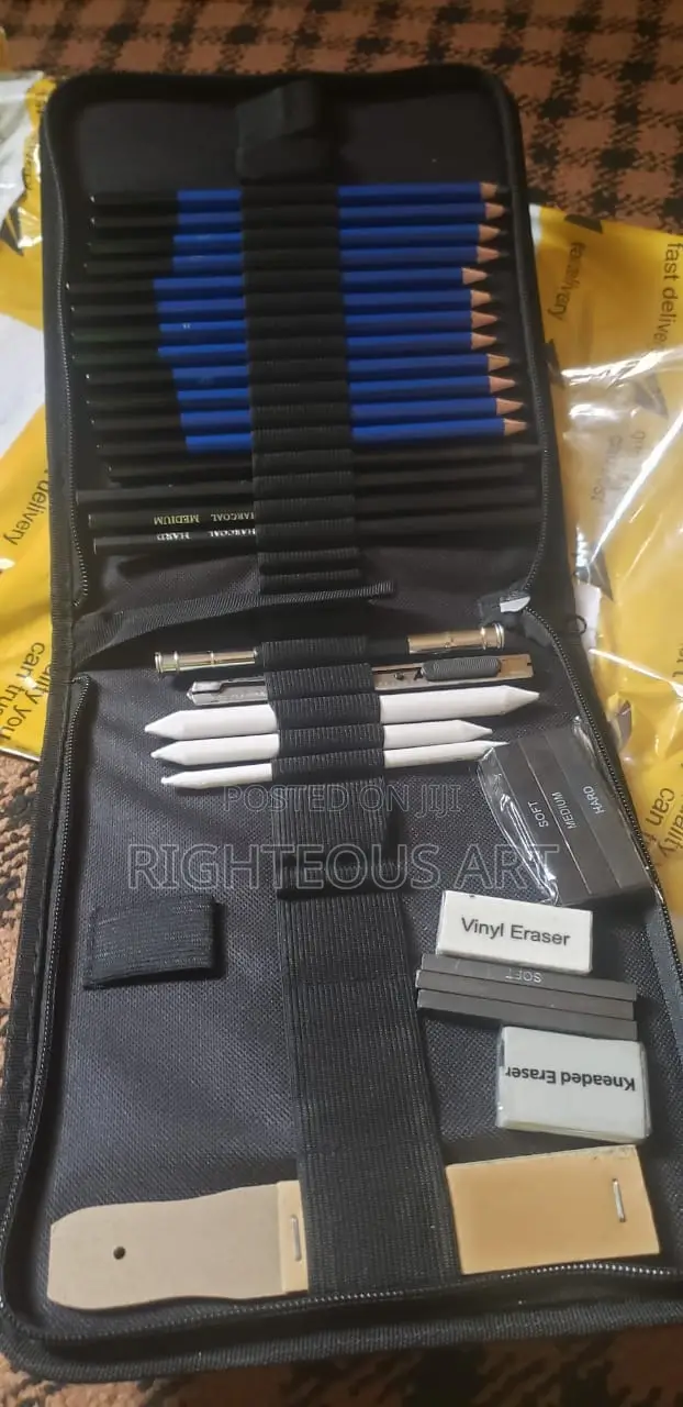 Professional Drawing Artist Kit Set Art Bag