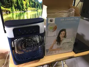 Portable Mini Air Cooler Fan With Mist Spray