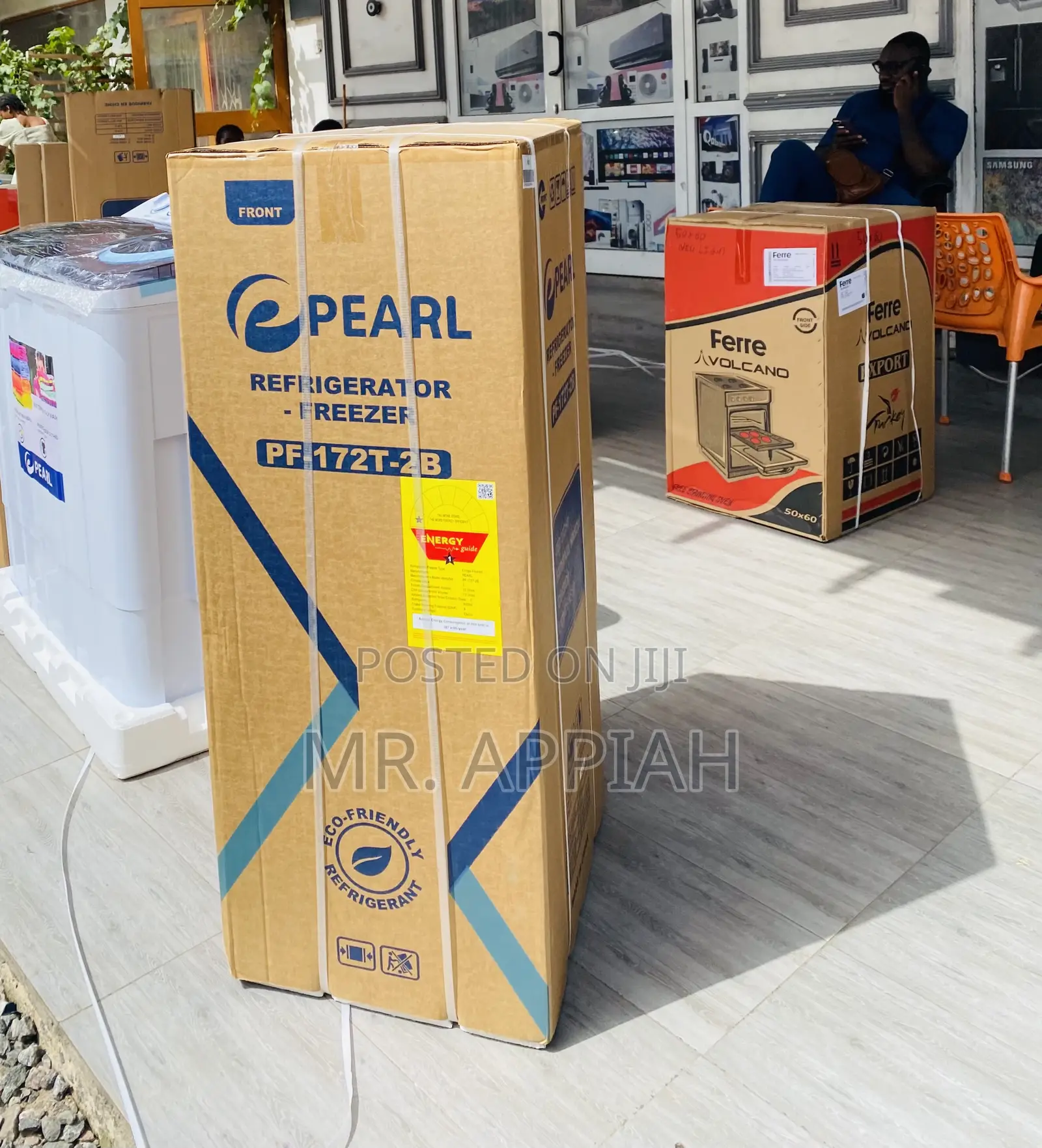 Lovely Design Pearl Pf-172b-2b Double Door Electric Fridge
