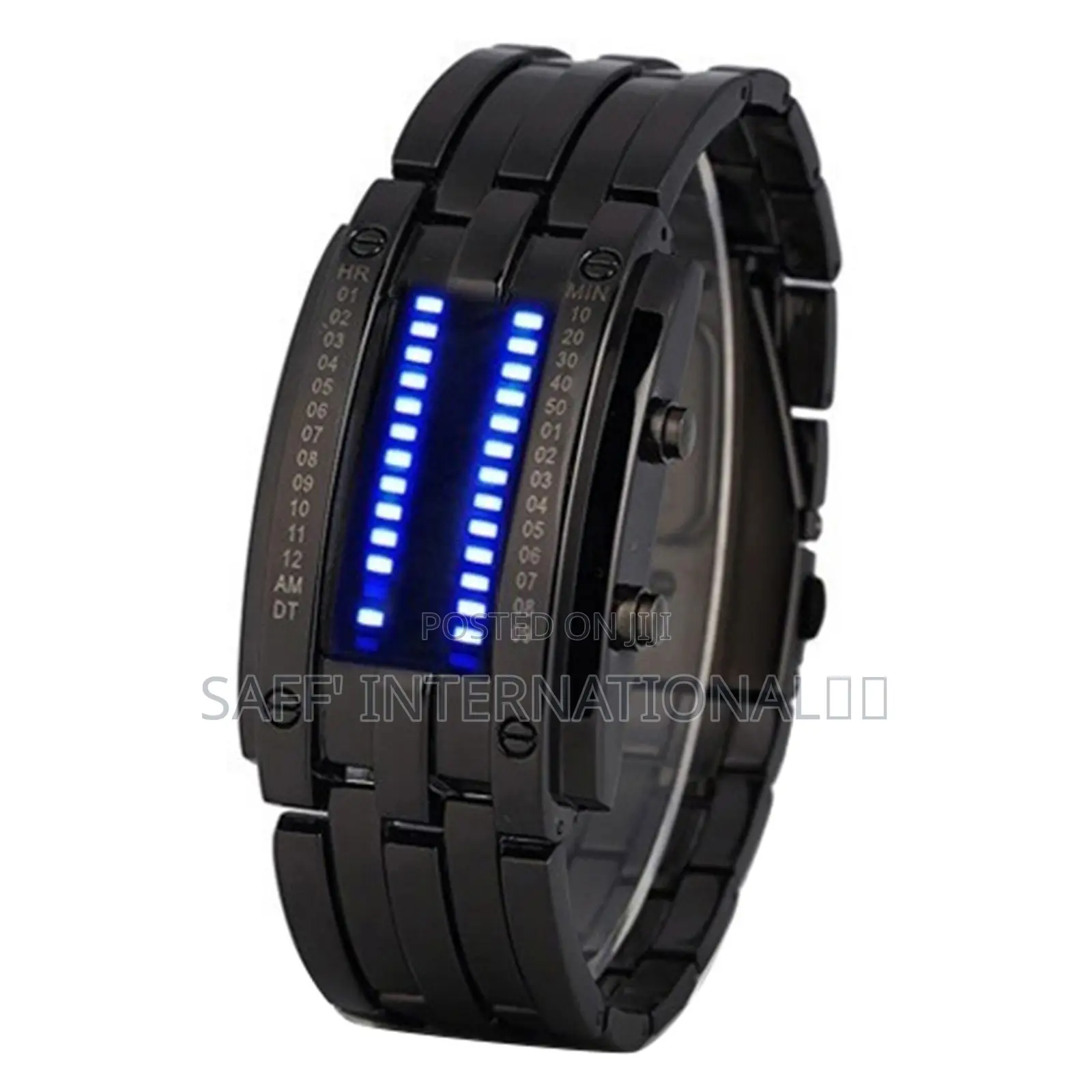 Luxury Lover's Waterproof Stainless Steel Binary Wristwatch!