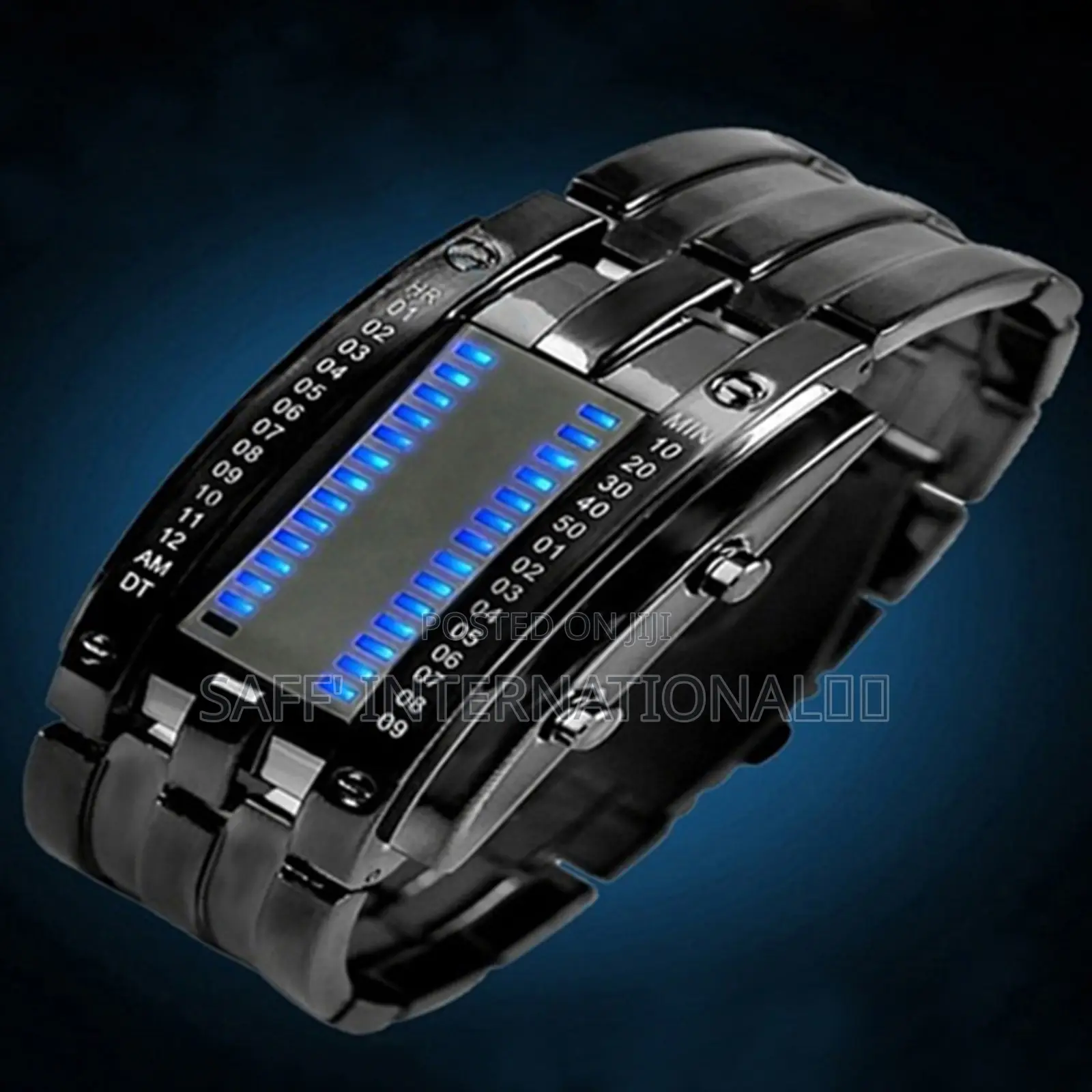 Luxury Lover's Waterproof Stainless Steel Binary Wristwatch!