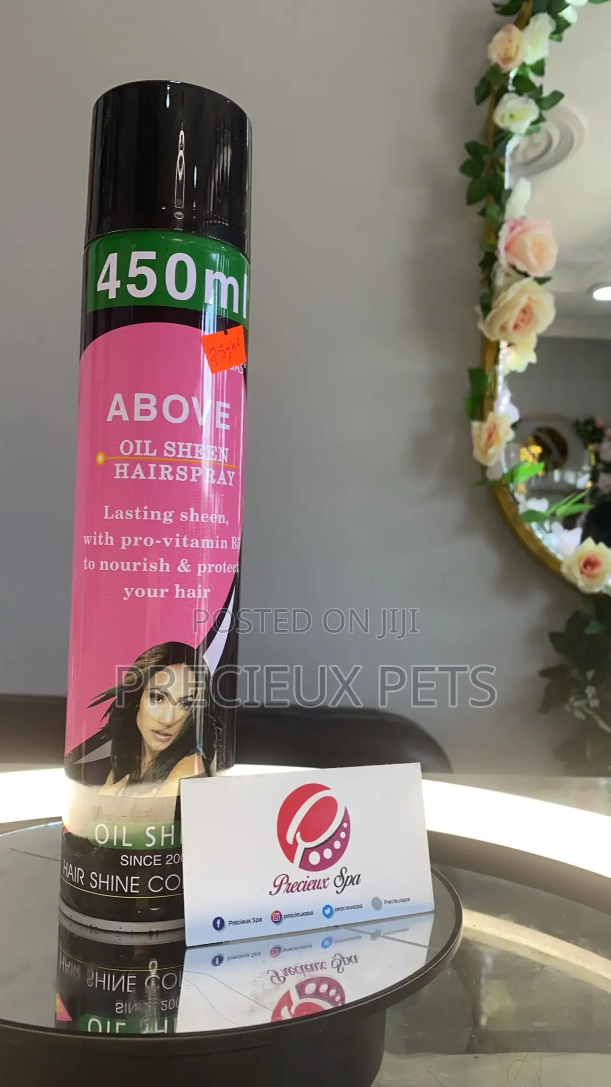 Above Oil Sheen Hair Spray