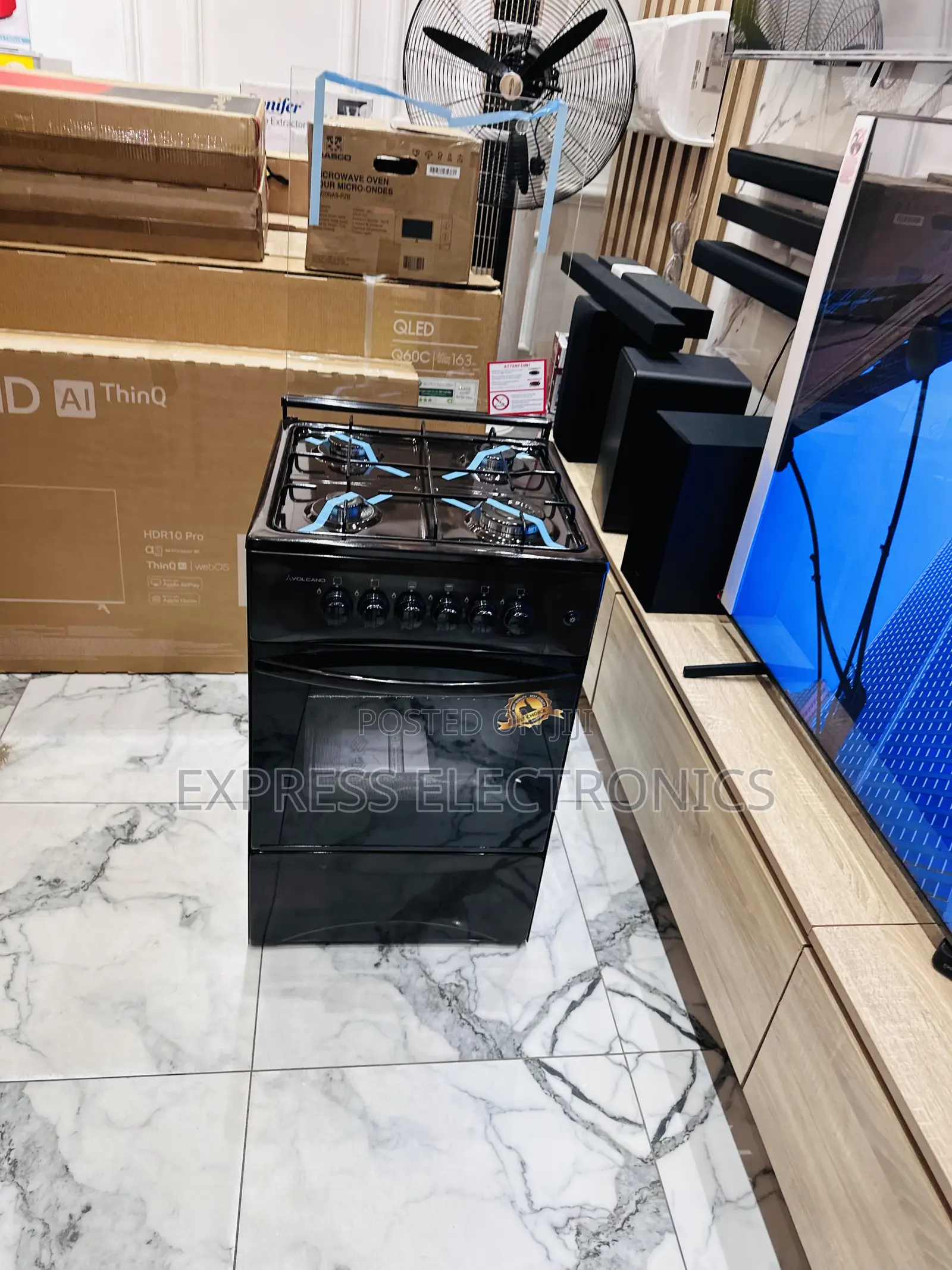 Get a New Brown Gas Cooker Oven 4burner 50/50 New