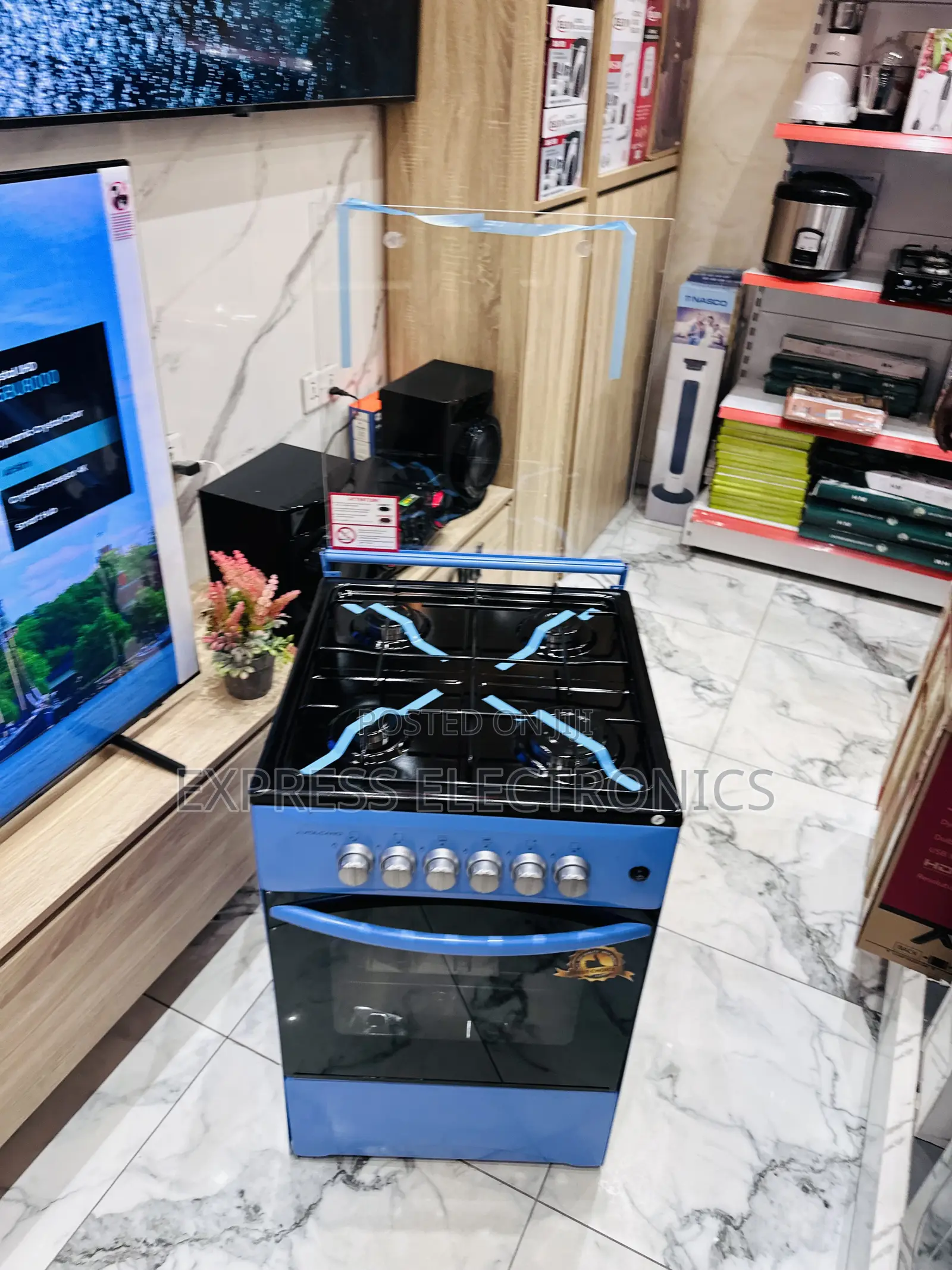 Blue Gas Cooker Oven 4burner 50/50.