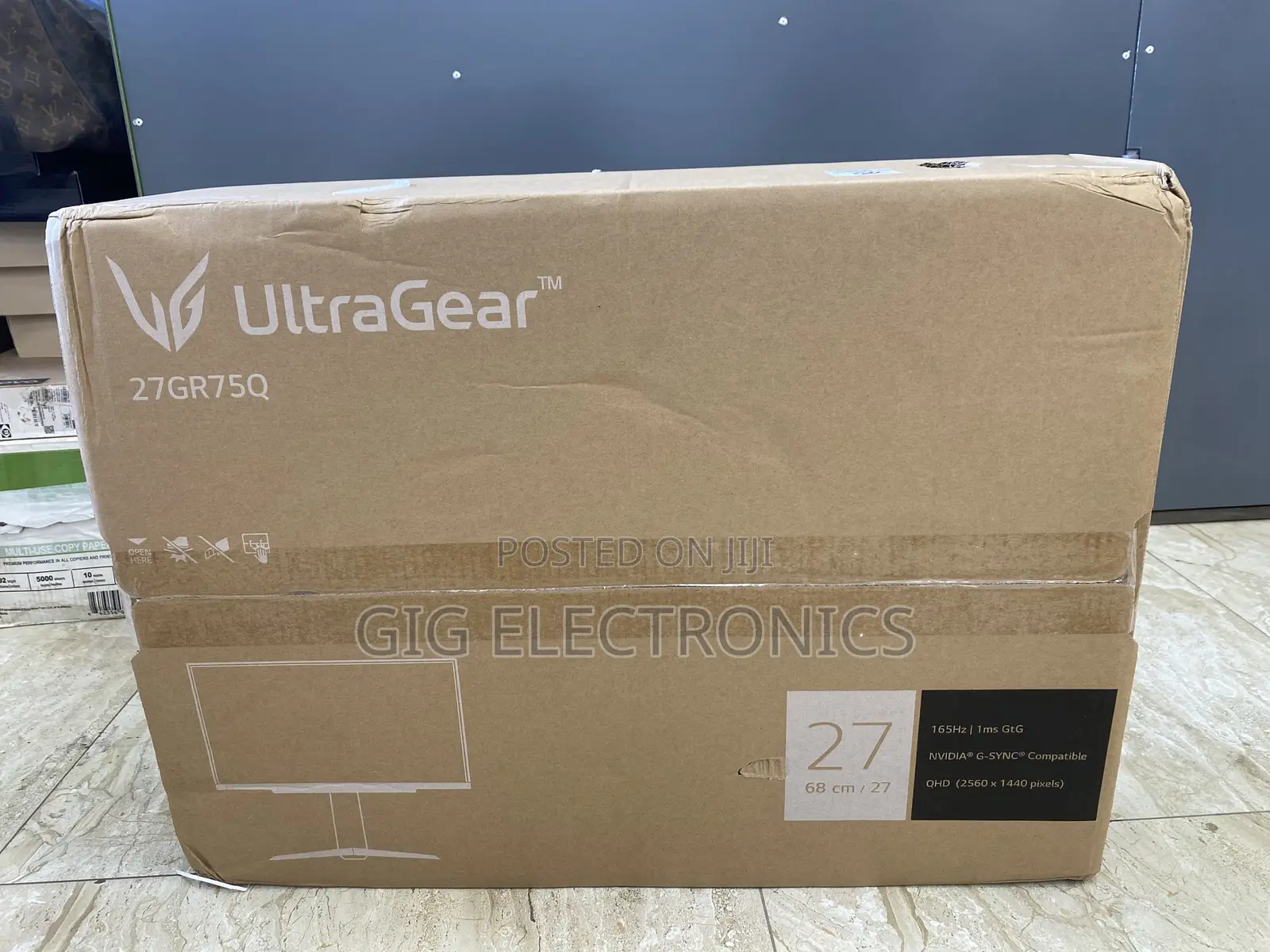 LG Ultragear 27 Gaming Monitor QHD IPS 165hz