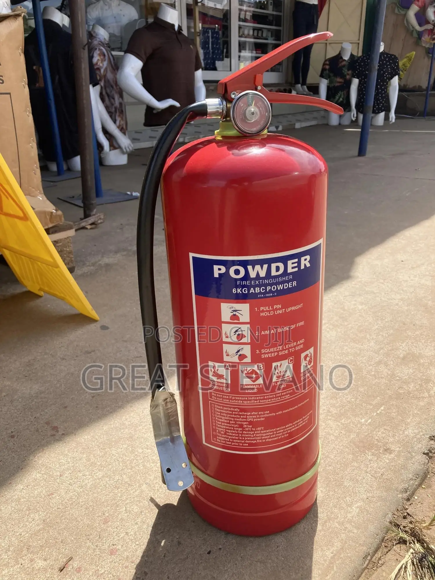 6kg Fire Extinguisher (Dry Powder)