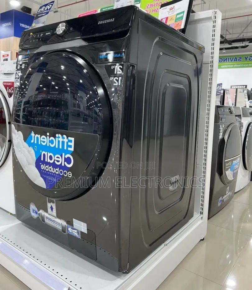 Samsung | Save Time Waste, 21kg/12kg Eco Bubble Wash/Dry