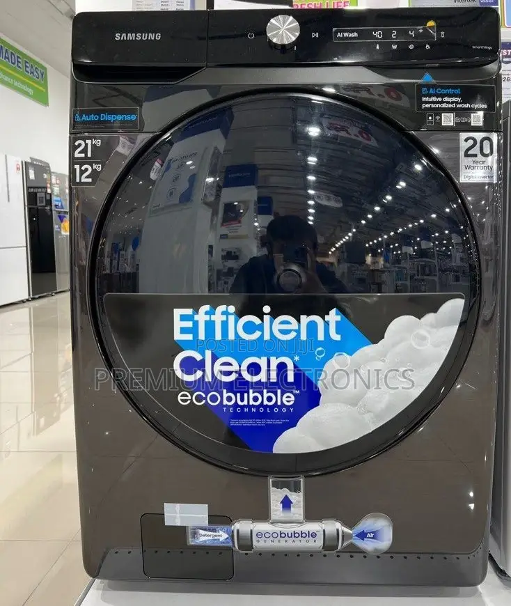 21kg/12kg Wash/Dry |Powerful Clean in 30 Mins |Samsung