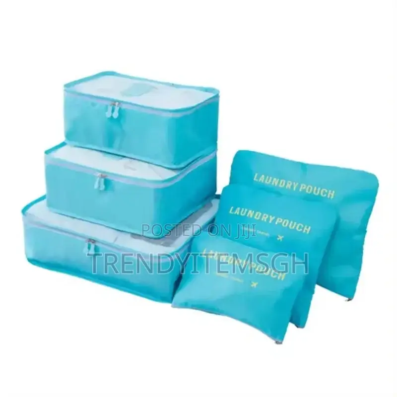 6pcs Waterproof Travel Luggage Organizer Storage Bag