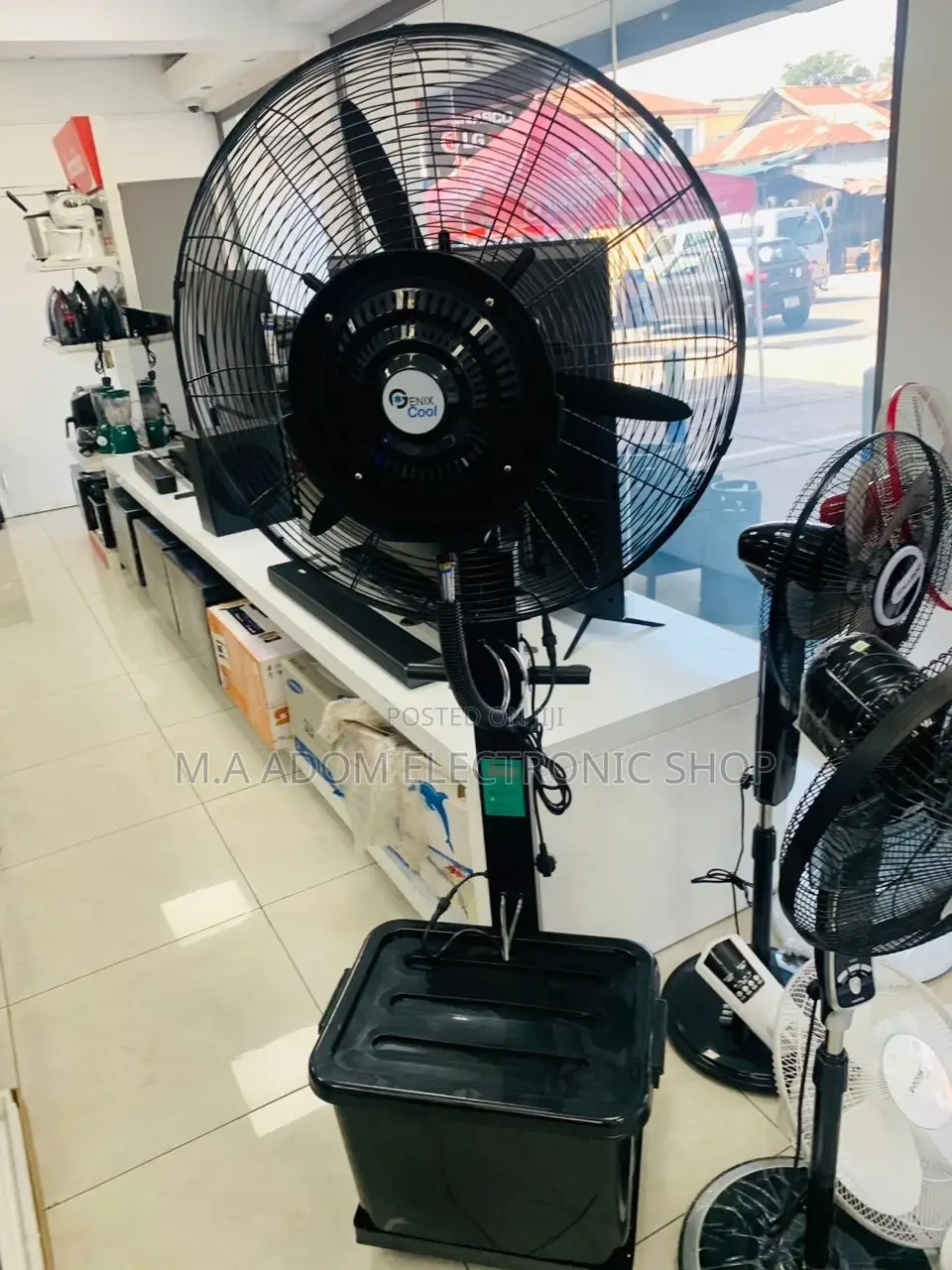 Quality 16 Inch Centrifugal Water Mist Fan + CE ROHS SASO.
