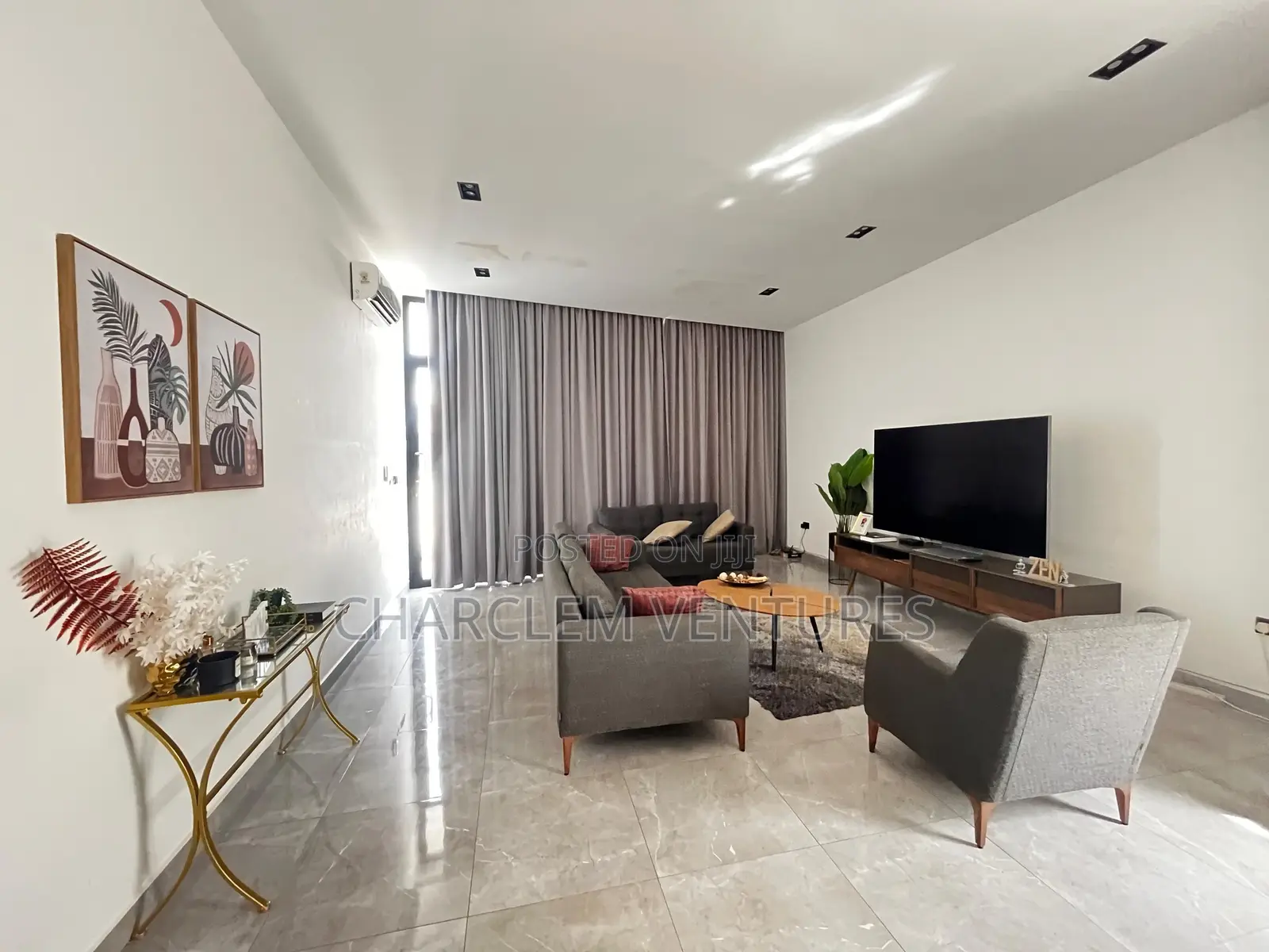 Furnished 3bdrm House in Charclem Ventures, East Legon for sale