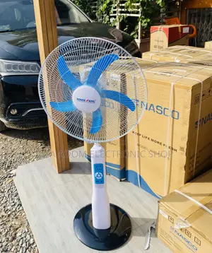 Authentic Power King Rechargeable Electric Standing Fan.