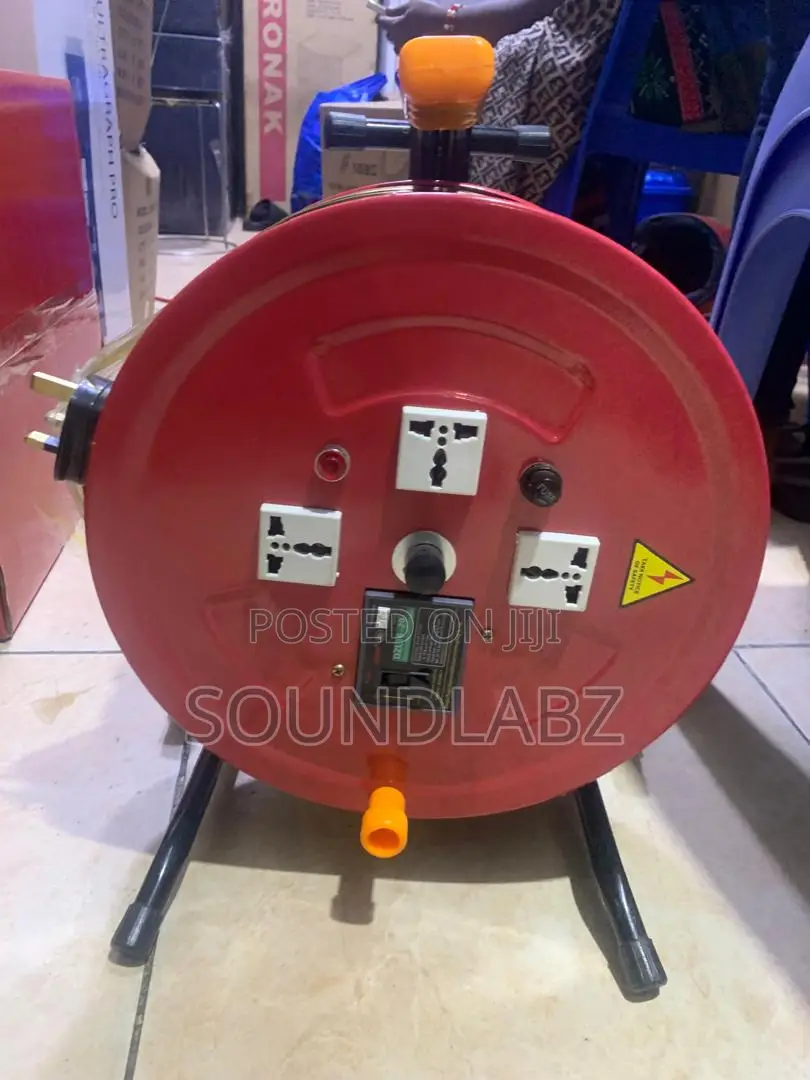 Cable Reel Extension Lead With Handle, 50m