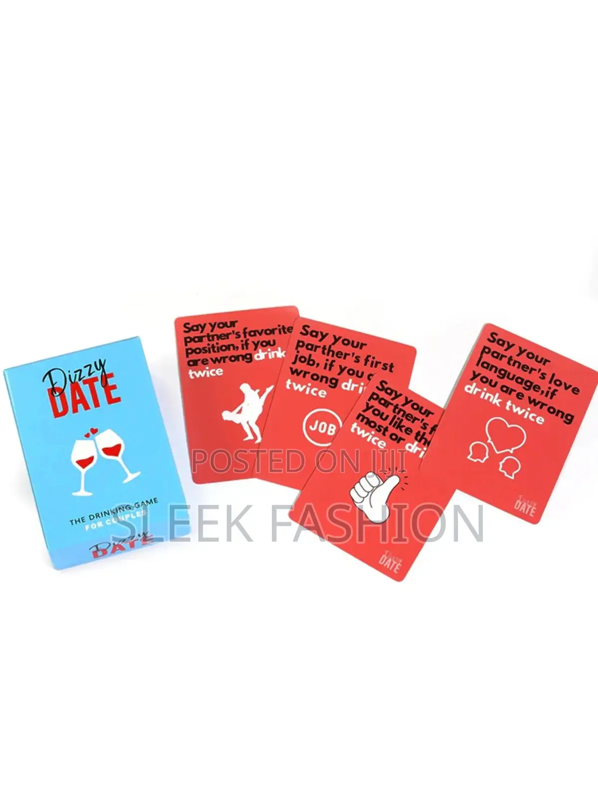 Dizzy Date Couple Drinking Card Game