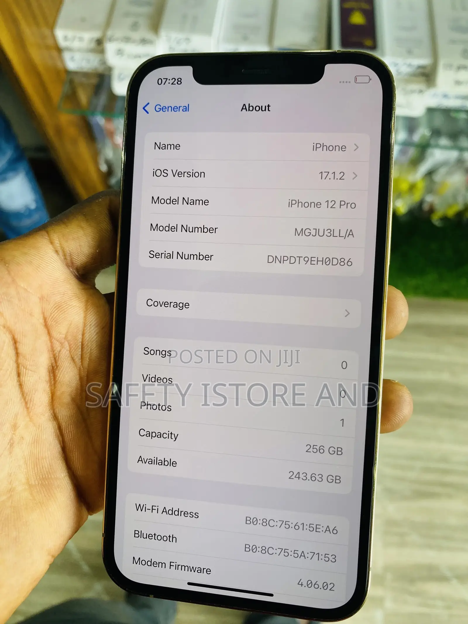 New Apple iPhone 12 Pro 256 GB Gold
