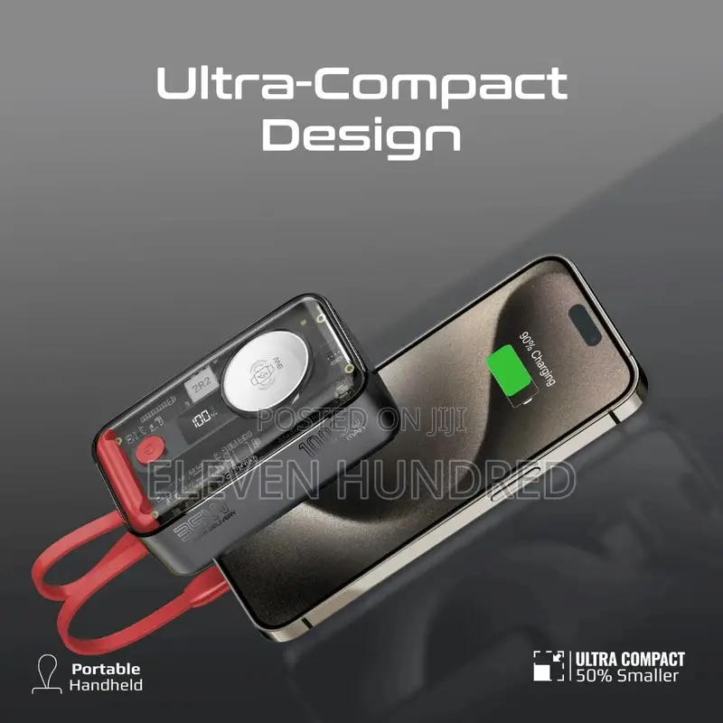 Power Bank Ultra-Fast Charging(Transparent)